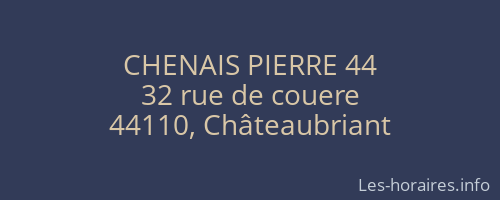 CHENAIS PIERRE 44