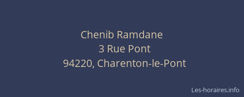 Chenib Ramdane