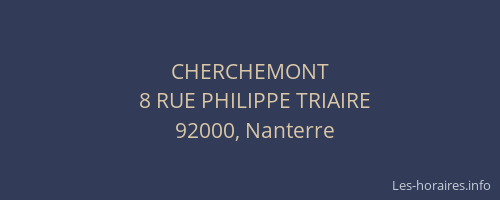 CHERCHEMONT