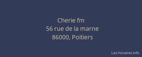 Cherie fm