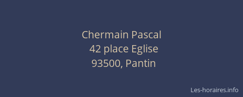 Chermain Pascal