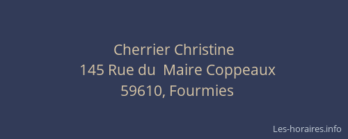Cherrier Christine