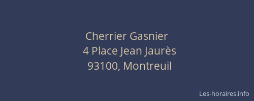 Cherrier Gasnier