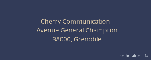 Cherry Communication