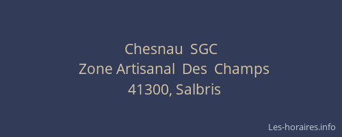 Chesnau  SGC