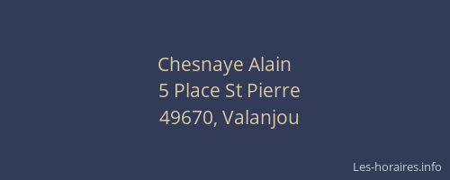 Chesnaye Alain