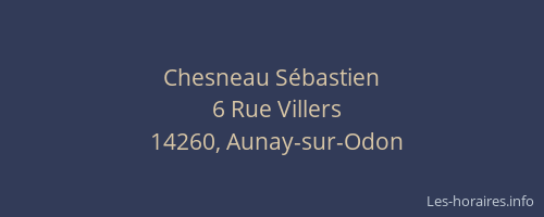 Chesneau Sébastien