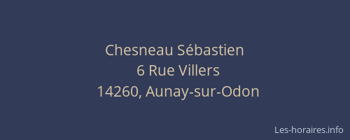 Chesneau S&eacute;bastien