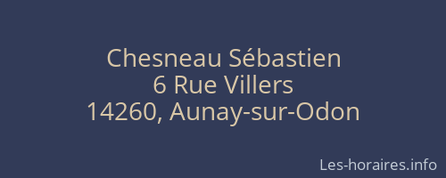Chesneau Sébastien