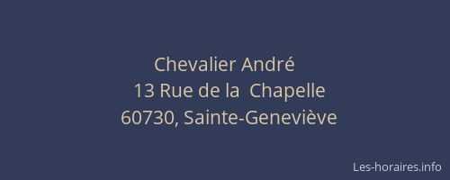 Chevalier André