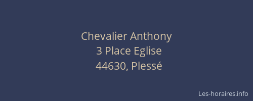 Chevalier Anthony