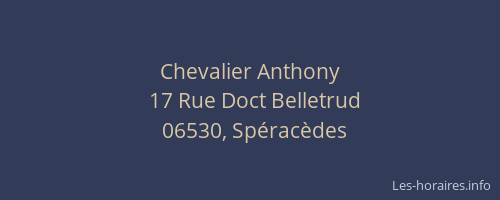 Chevalier Anthony