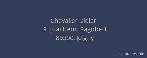Chevalier Didier
