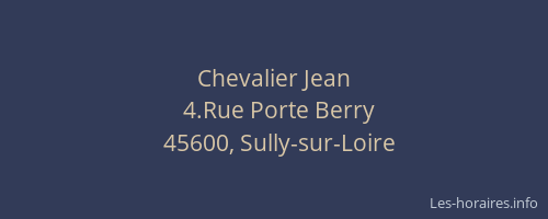 Chevalier Jean