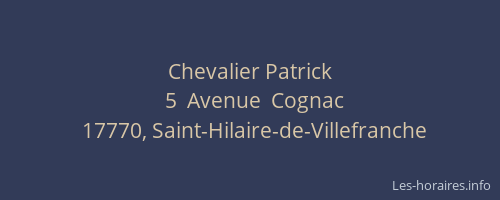 Chevalier Patrick