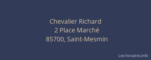 Chevalier Richard