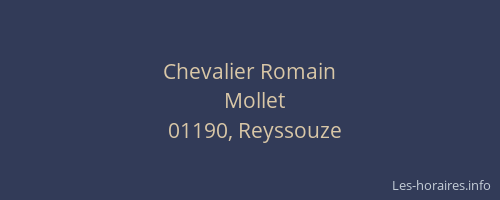 Chevalier Romain