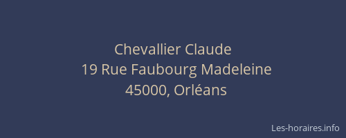Chevallier Claude