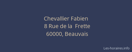 Chevallier Fabien