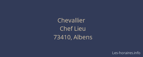 Chevallier