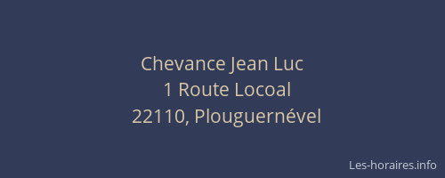 Chevance Jean Luc