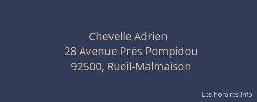Chevelle Adrien