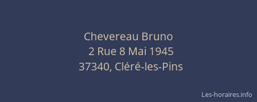 Chevereau Bruno
