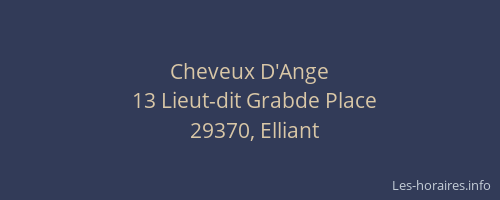Cheveux D'Ange