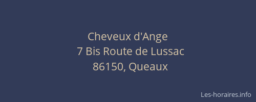 Cheveux d'Ange