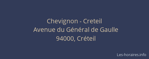 Chevignon - Creteil