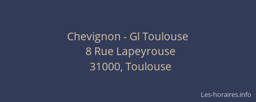 Chevignon - Gl Toulouse