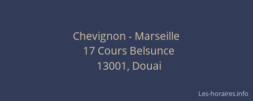 Chevignon - Marseille