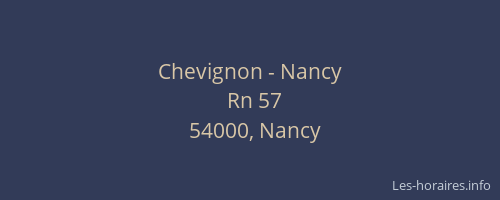 Chevignon - Nancy