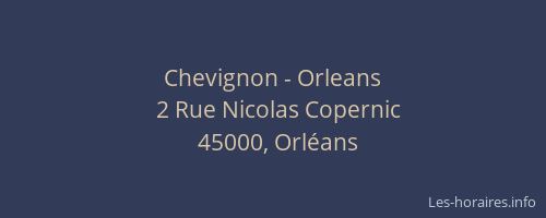 Chevignon - Orleans