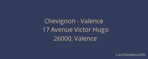 Chevignon - Valence