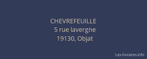 CHEVREFEUILLE
