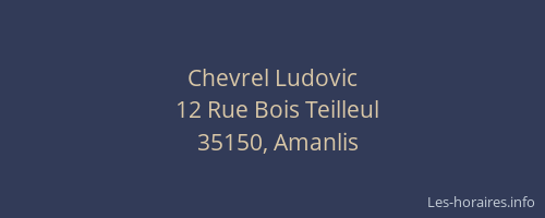 Chevrel Ludovic