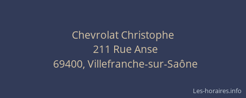 Chevrolat Christophe