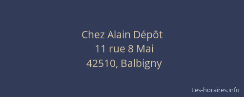 Chez Alain Dépôt
