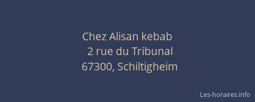 Chez Alisan kebab