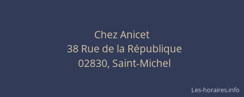 Chez Anicet