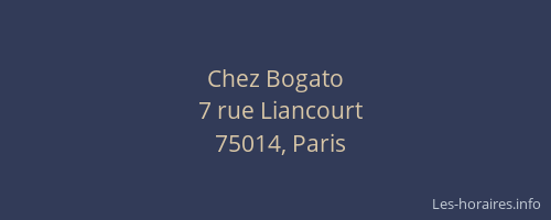 Chez Bogato