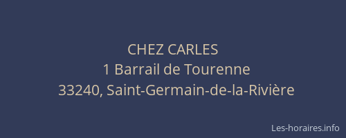 CHEZ CARLES