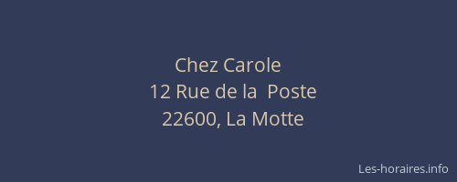 Chez Carole
