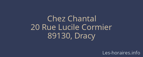 Chez Chantal