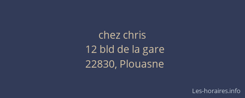 chez chris