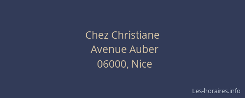Chez Christiane