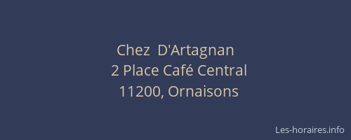 Chez  D'Artagnan