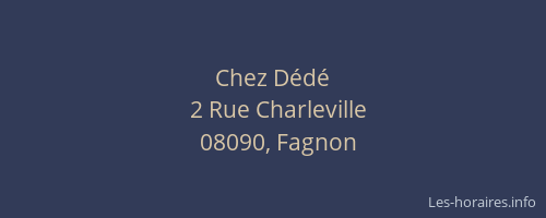 Chez Dédé