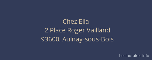 Chez Ella
